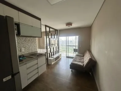Apartamento com 1 Quarto para alugar, 38m² no Real Parque, São Paulo