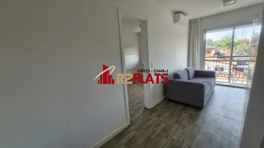 Apartamento com 1 Quarto para alugar, 50m² no Jardim Leonor, São Paulo
