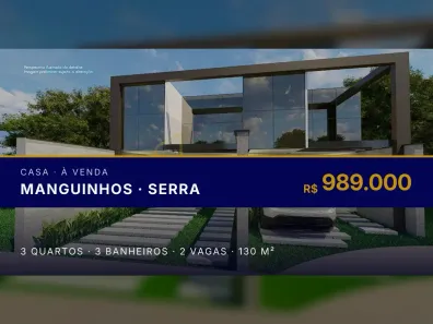 Casa com 3 Quartos à venda, 130m² no Manguinhos, Serra