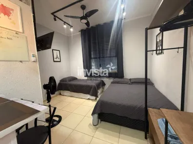 Kitnet com 1 Quarto à venda, 27m² no Embaré, Santos