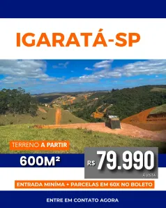 Lote/Terreno à venda, 600m² no Centro, Jacareí