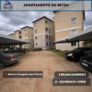 Apartamento com 2 Quartos à venda, 55m² no Vargem das Flores, Betim