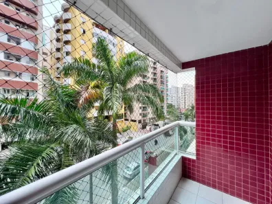 Apartamento com 2 Quartos para alugar, 55m² no Canto do Forte, Praia Grande
