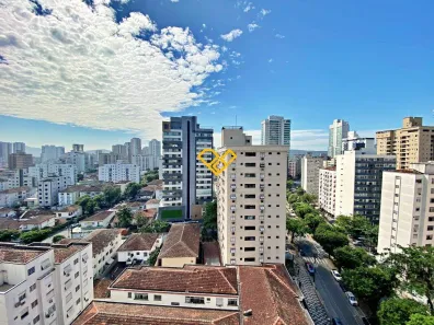 Apartamento com 3 Quartos para alugar, 137m² no Ponta da Praia, Santos