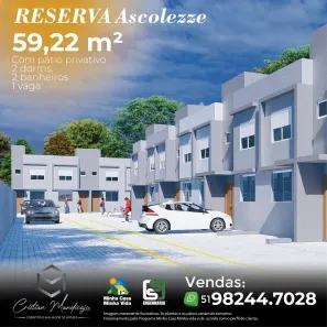 Casa com 2 Quartos à venda, 59m² no Vila Nova, Porto Alegre