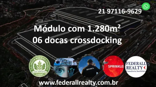 Galpão/Depósito/Armazém para alugar, 1280m² no Vila Urussaí, Duque de Caxias