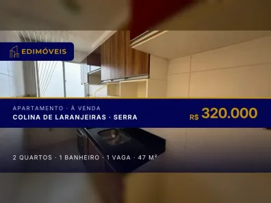 Apartamento com 2 Quartos à venda, 47m² no Colina de Laranjeiras, Serra