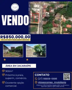 Lote/Terreno à venda, 900m² no Castelândia, Serra