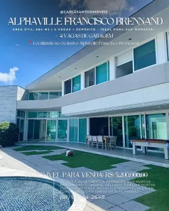 Casa de Condomínio com 5 Quartos à venda, 684m² no Várzea, Recife