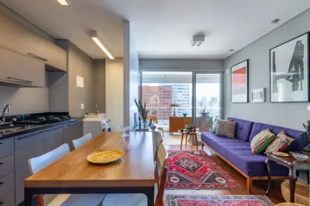 Apartamento com 1 Quarto à venda, 48m² no Cidade Monções, São Paulo
