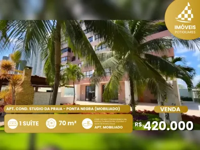 Apartamento com 1 Quarto à venda, 57m² no Ponta Negra, Natal