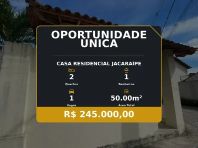Casa com 2 Quartos à venda, 50m² no Residencial Jacaraípe, Serra