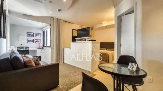 Flat com 1 Quarto para alugar, 32m² no Brooklin Paulista, São Paulo