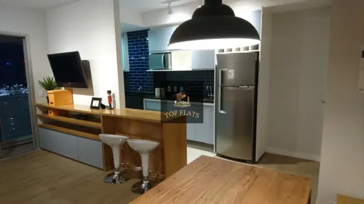 Flat com 1 Quarto para alugar, 50m² no Santo Amaro, São Paulo