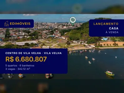 Casa com 5 Quartos à venda, 342m² no Centro de Vila Velha, Vila Velha