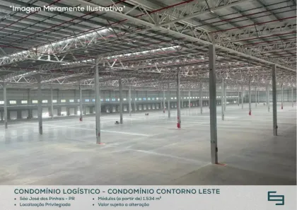 Galpão/Depósito/Armazém para alugar, 1534m² no Arujá, São José dos Pinhais
