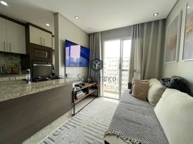Apartamento com 2 Quartos para alugar, 48m² no Vila Mogilar, Mogi das Cruzes