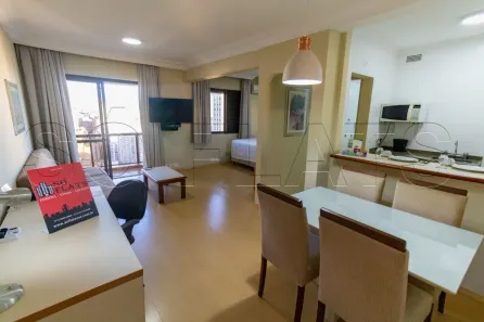 Flat com 1 Quarto para alugar, 40m² no Cerqueira César, São Paulo