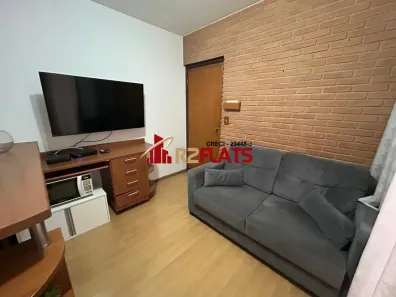 Flat com 1 Quarto para alugar, 41m² no Indianópolis, São Paulo