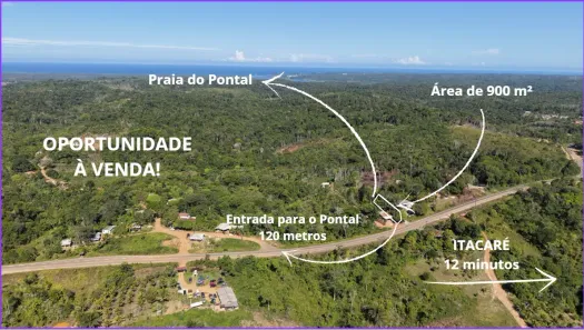 Lote/Terreno à venda, 900m² no , Itacaré