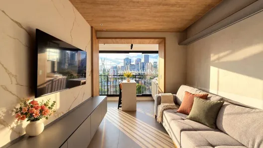 Apartamento com 2 Quartos para alugar, 64m² no Vila Cordeiro, São Paulo