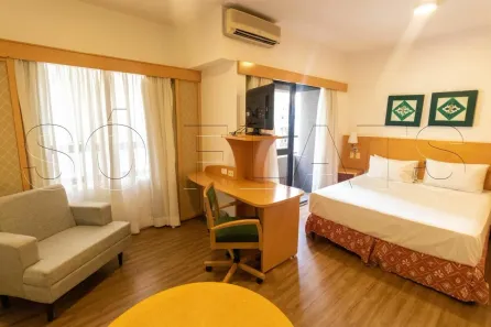 Flat com 1 Quarto para alugar, 32m² no Jardim Paulista, São Paulo