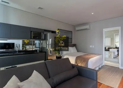 Flat com 1 Quarto para alugar, 78m² no Vila Olímpia, São Paulo