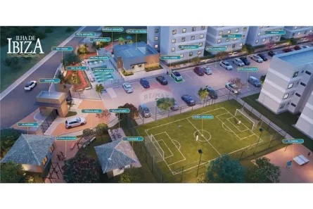 Apartamento com 2 Quartos à venda, 41m² no Catu, Alagoinhas