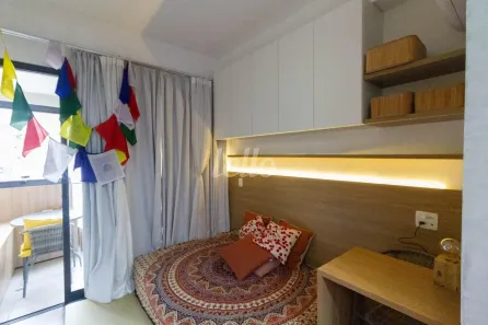Apartamento com 1 Quarto para alugar, 28m² no Cerqueira César, São Paulo