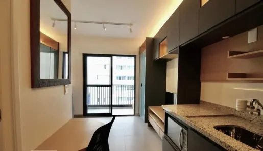 Apartamento com 1 Quarto para alugar, 22m² no Jardim das Acácias, São Paulo