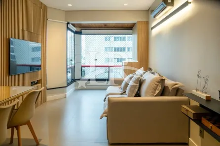 Flat com 1 Quarto para alugar, 45m² no Itaim Bibi, São Paulo
