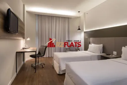 Flat com 1 Quarto à venda, 26m² no Indianópolis, São Paulo