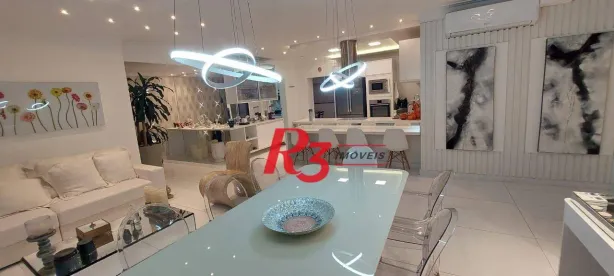 Apartamento com 3 Quartos à venda, 203m² no Gonzaga, Santos