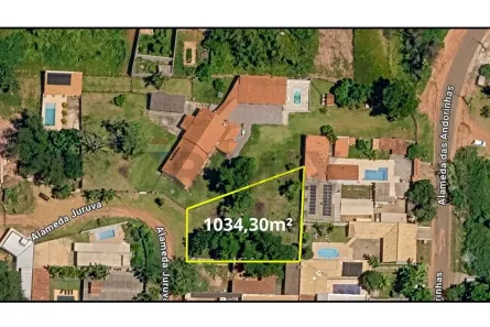 Lote/Terreno à venda, 1034m² no Vale do Igapó, Bauru