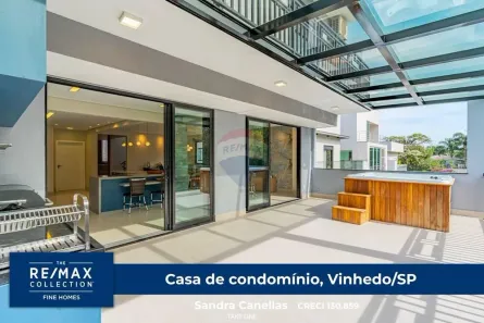 Casa de Condomínio com 4 Quartos à venda, 510m² no Bosque, Vinhedo