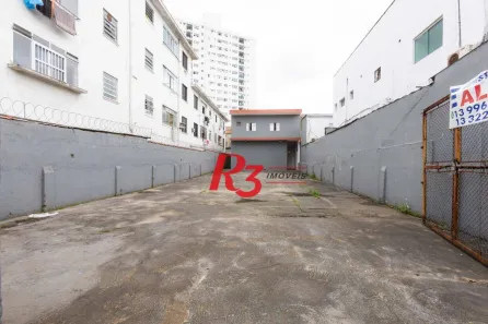 Lote/Terreno para alugar, 470m² no Macuco, Santos