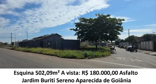 Lote/Terreno à venda, 502m² no Jardim Buriti Sereno, Aparecida de Goiânia