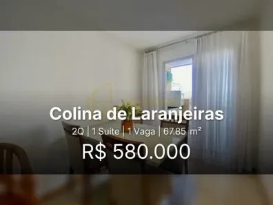 Apartamento com 2 Quartos à venda, 67m² no Colina de Laranjeiras, Serra