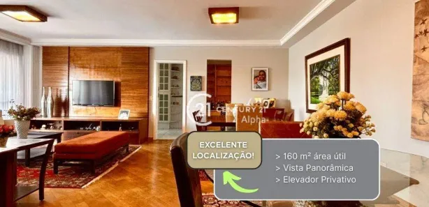 Apartamento com 3 Quartos à venda, 160m² no Alphaville Centro Industrial e Empresarial/Alphaville., Barueri