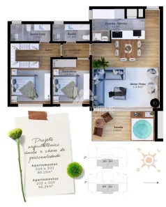 Apartamento com 2 Quartos à venda, 86m² no Centro, Gramado