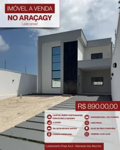 Casa com 3 Quartos à venda, 150m² no Araçagy, São José de Ribamar