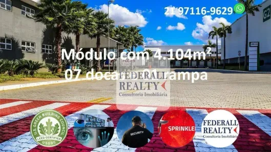 Galpão/Depósito/Armazém para alugar, 4104m² no Mantiquira, Duque de Caxias