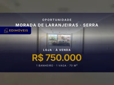 Ponto Comercial à venda, 70m² no Morada de Laranjeiras, Serra