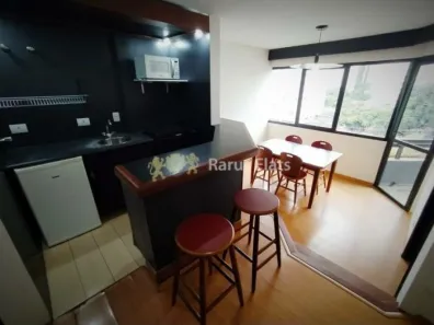 Flat com 1 Quarto para alugar, 48m² no Cidade Monções, São Paulo
