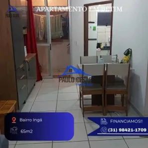 Apartamento com 2 Quartos à venda, 65m² no Ingá, Betim