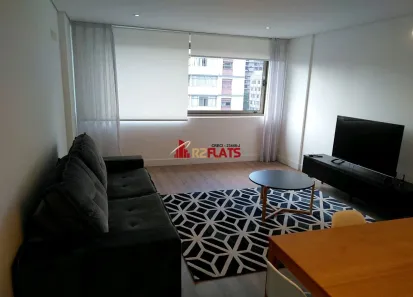 Flat com 1 Quarto para alugar, 51m² no Jardim Paulista, São Paulo