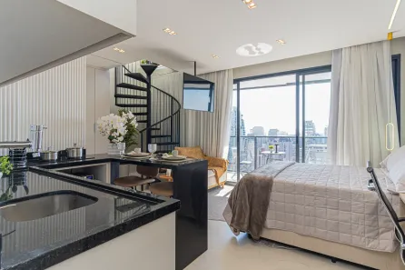 Apartamento com 1 Quarto para alugar, 76m² no Vila Olímpia, São Paulo