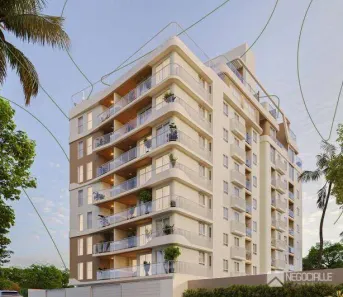 Apartamento com 2 Quartos à venda, 66m² no Ponta de Campina, Cabedelo