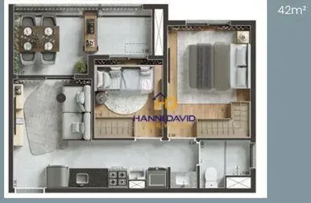 Apartamento com 1 Quarto à venda, 42m² no Paraíso, São Paulo