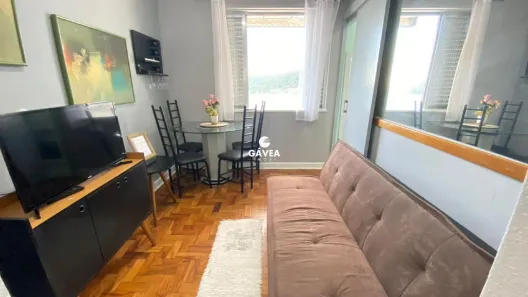 Apartamento com 1 Quarto para alugar, 30m² no Centro, São Vicente